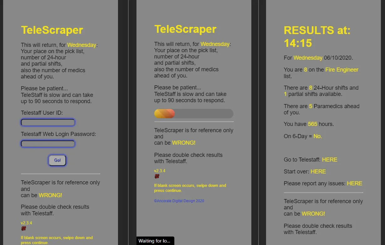 telescraper screenshot